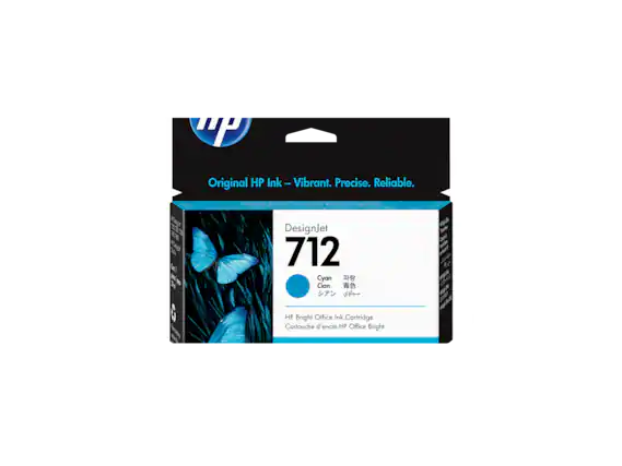 Original HP Ink – Vibrant. Precise. Reliable.
DesignJet 712
Cyan
Cian
青色
シアン
HP Bright Office Ink Cartridge
Cartouche d'encre HP Office Bright
