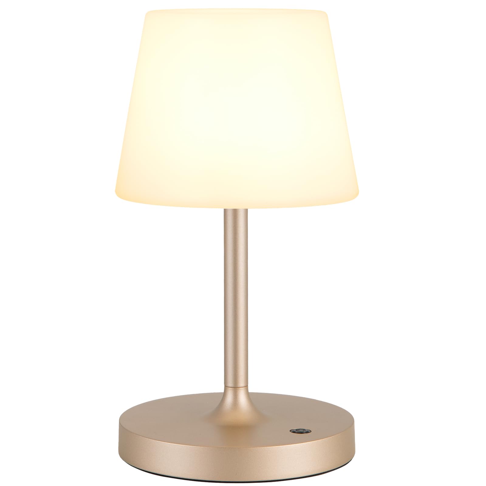 Alt View 4. Dazzling Pops - Kakanuo Champagne Gold Shower Lamp Waterproof Rechargeable Cordless Lamp 4000mAh Battery Touch Dimmable - Gold 1 Pack.