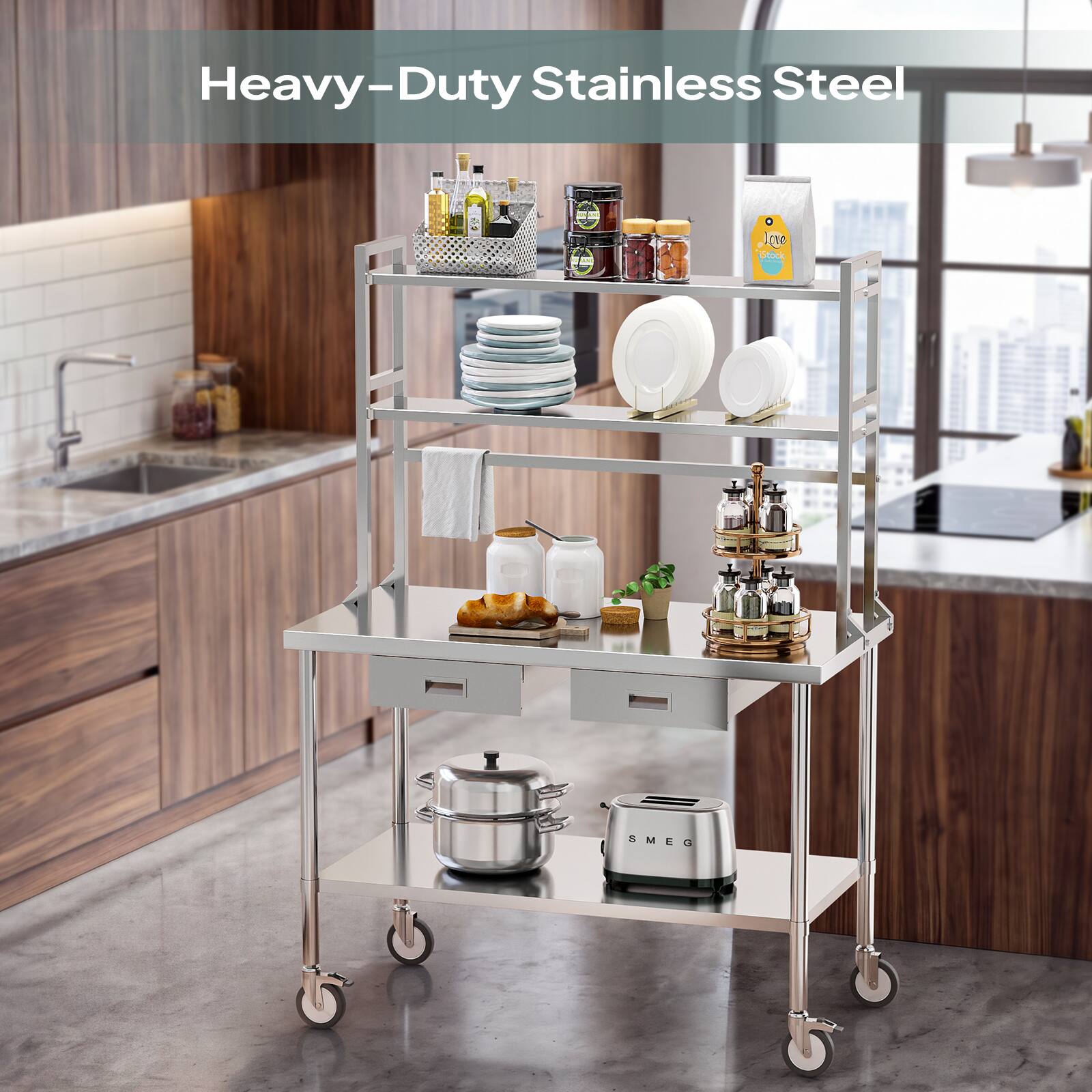 Heavy-Duty Stainless Steel