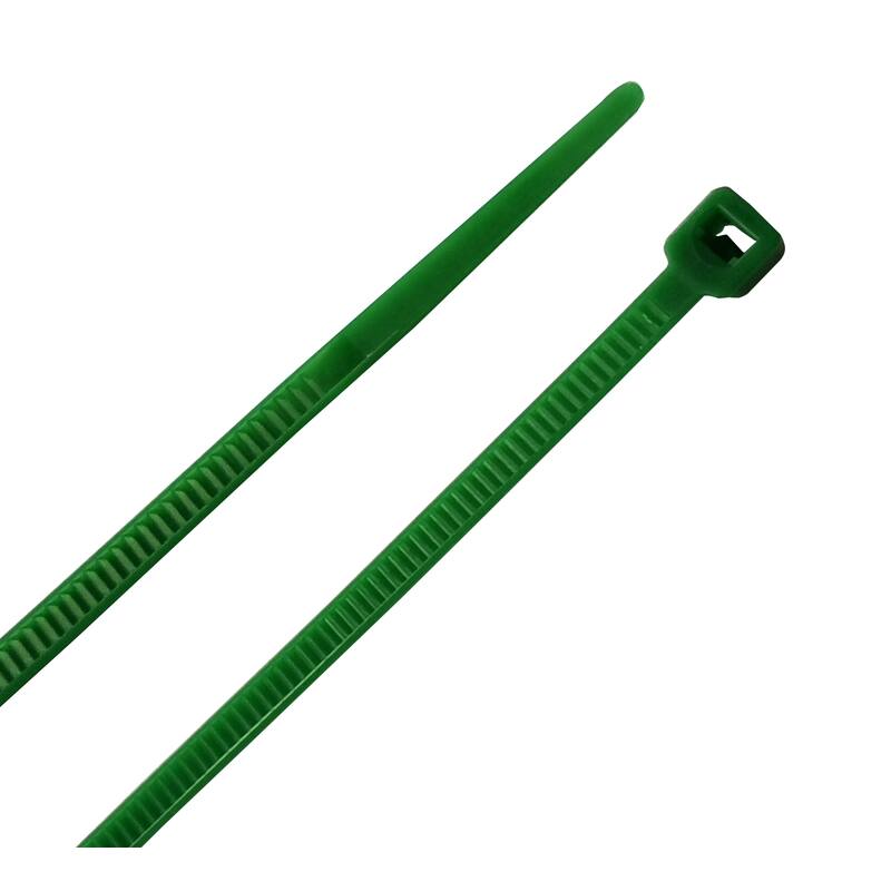 Angle. HomePlus - Home Plus 4 in. L Green Cable Tie 100 pk.