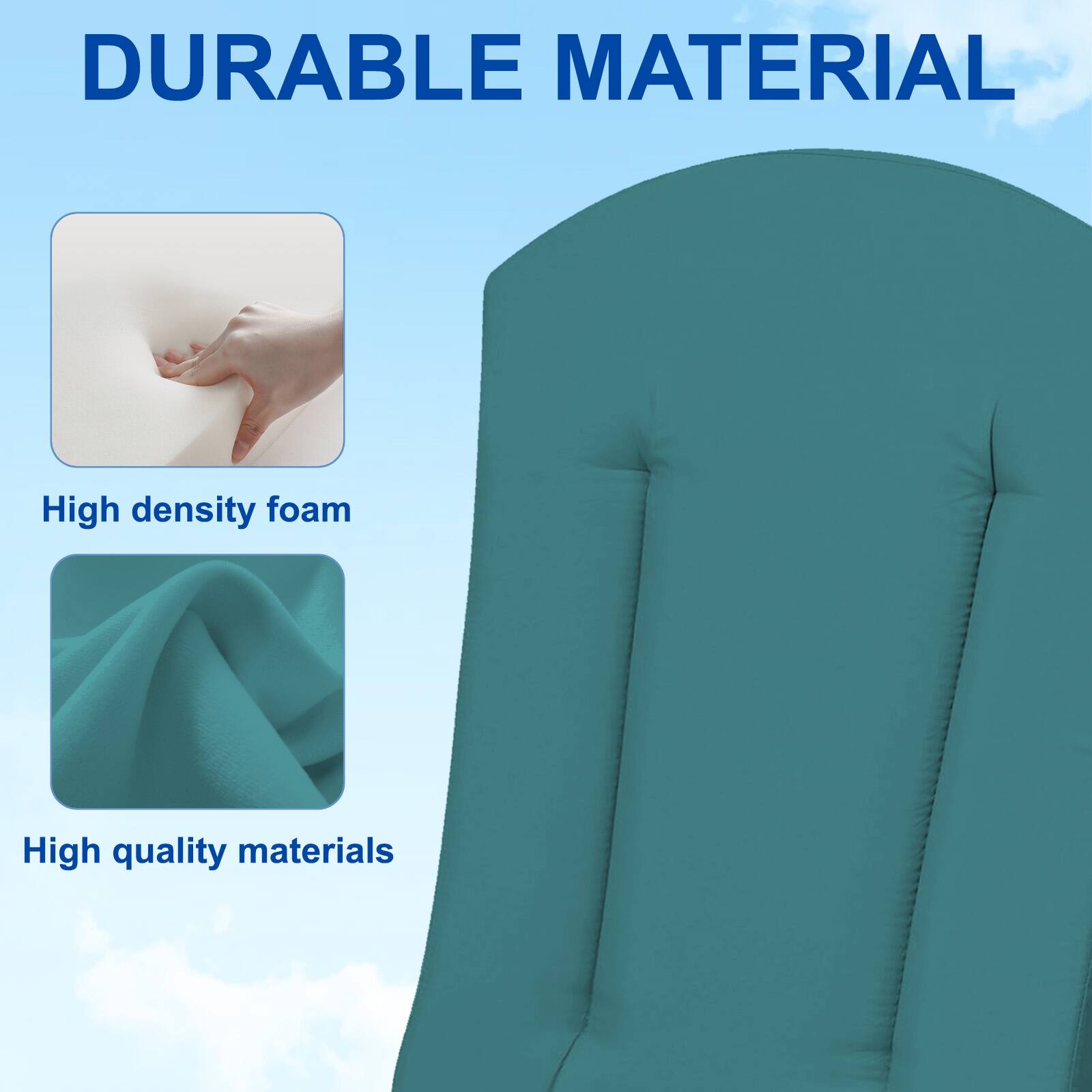 DURABLE MATERIAL

- High density foam
- High quality materials