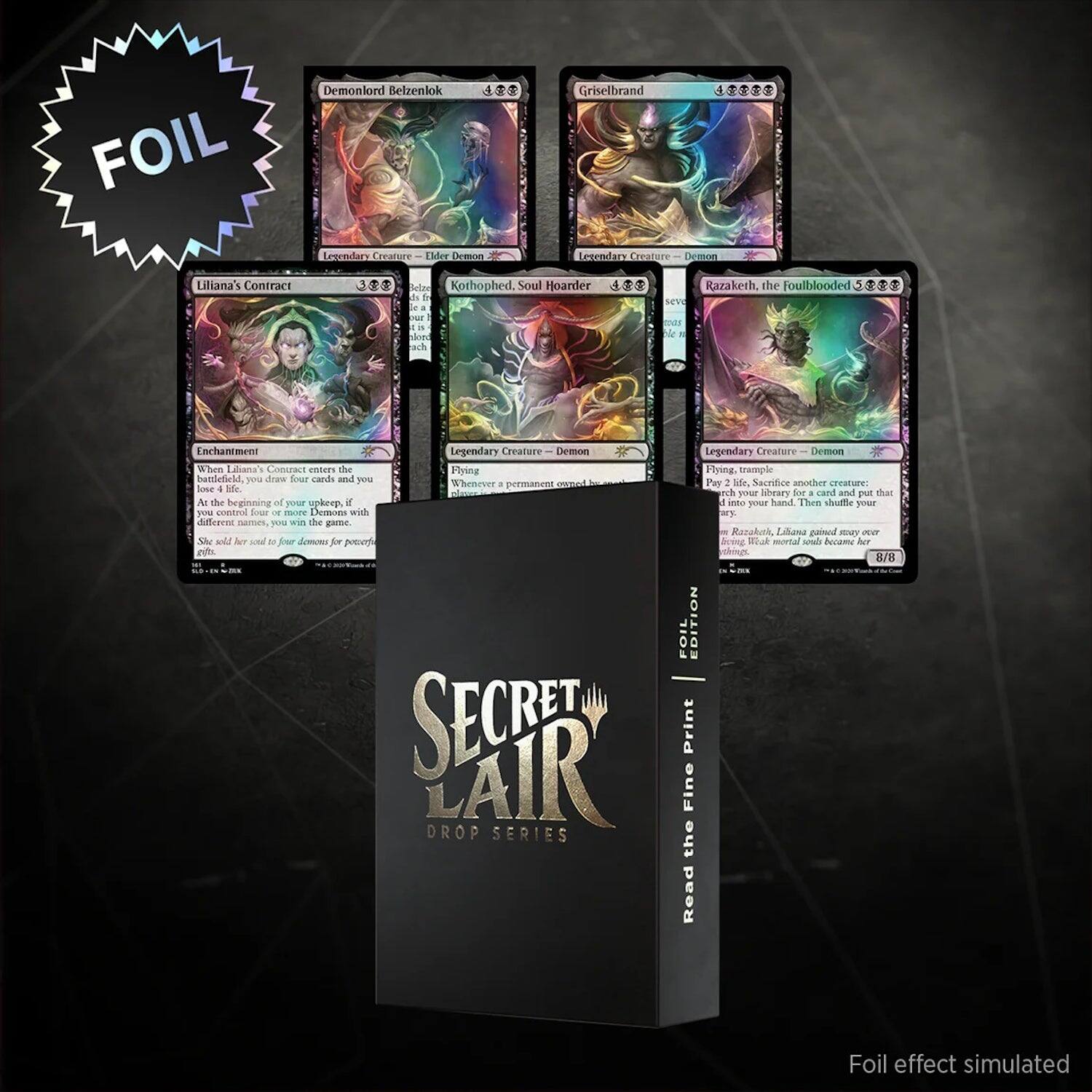 Wizards of The Coast - Magic the Gathering: Secret Lair Read the Fine Print - Foil