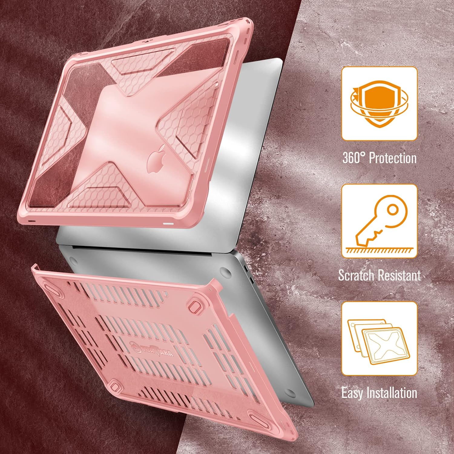 360° Protection  
Scratch Resistant  
Easy Installation