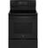 Front. GE - 5.3 Cu. Ft. Freestanding Electric Convection Range with Self-Steam Cleaning and No-Preheat Air Fry - Black on Black.
