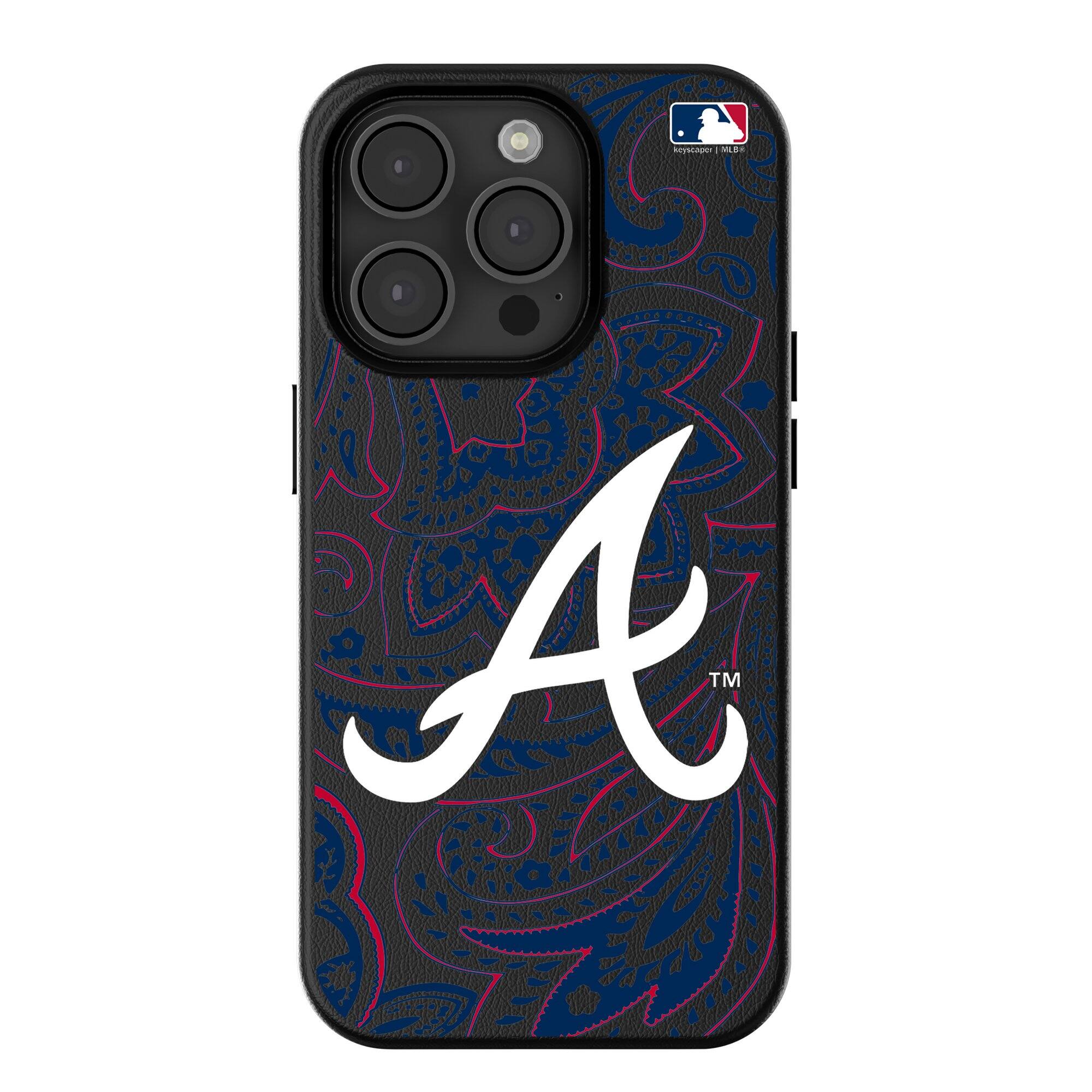 Keyscaper - MLB - Atlanta Braves Paisley iPhone Magnetic Bump Case - 15 - Black price history on PriceWatchPro