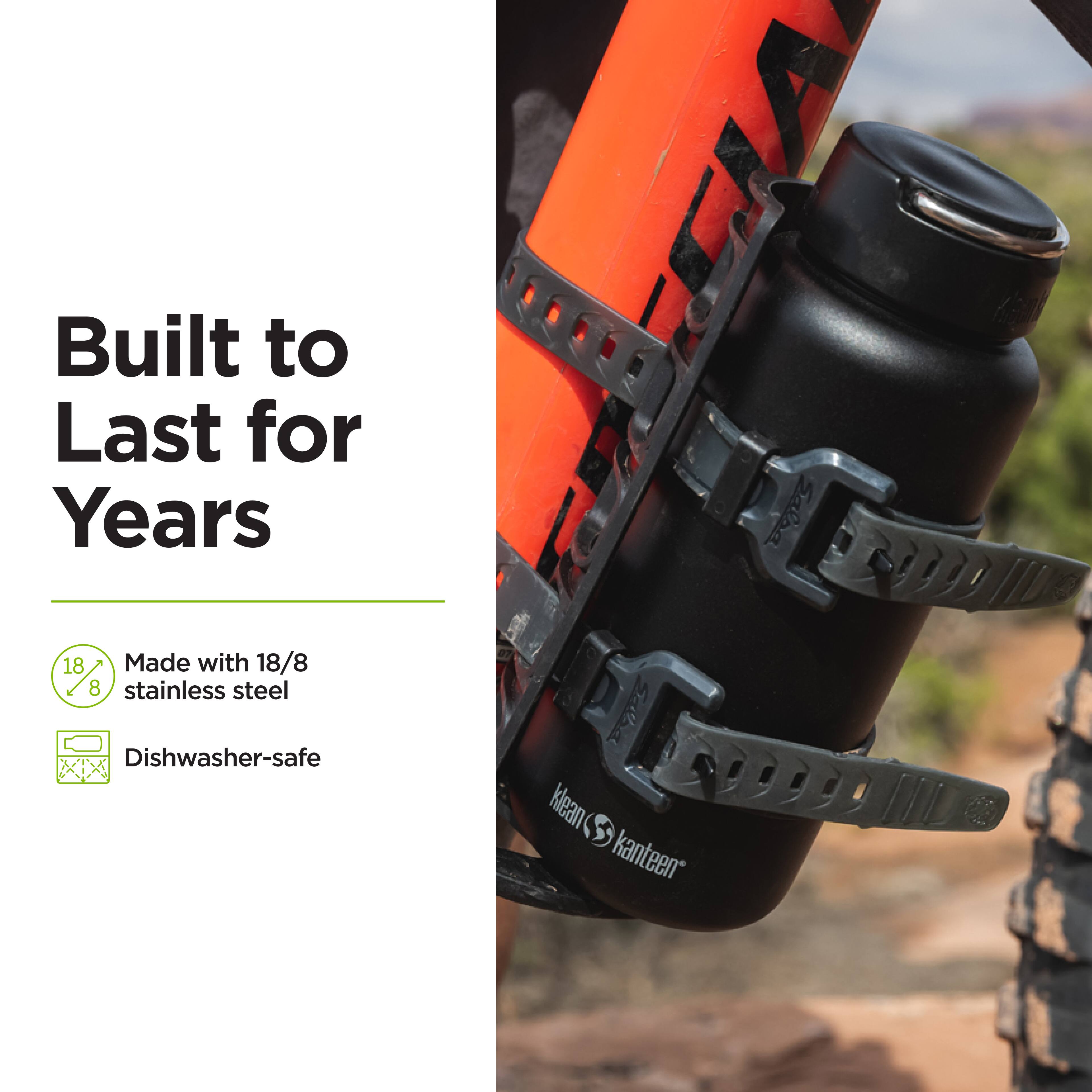 Built to Last for Years  
Salsa (18 Made with 18/8 stainless steel Dishwasher-safe  
Saba klean kanteen*