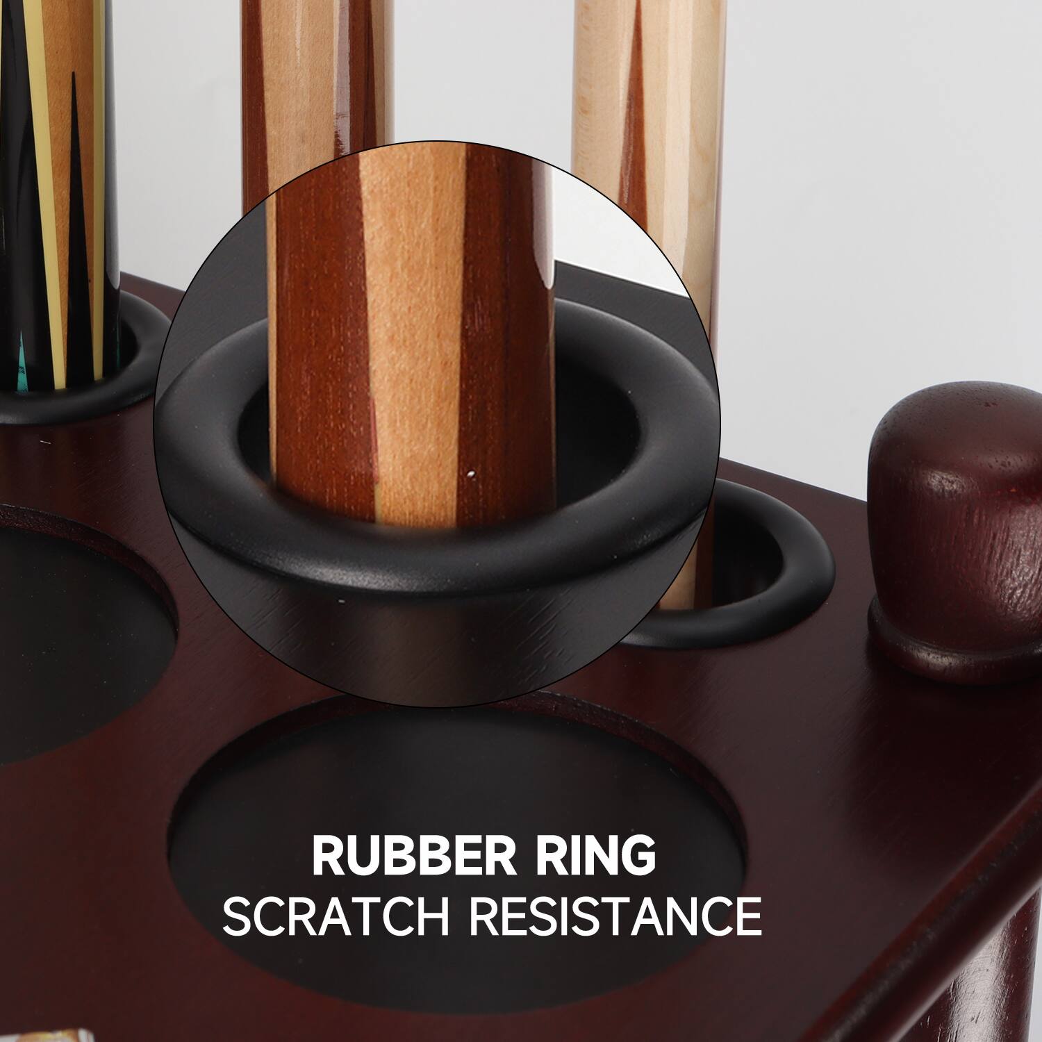 RUBBER RING
SCRATCH RESISTANCE