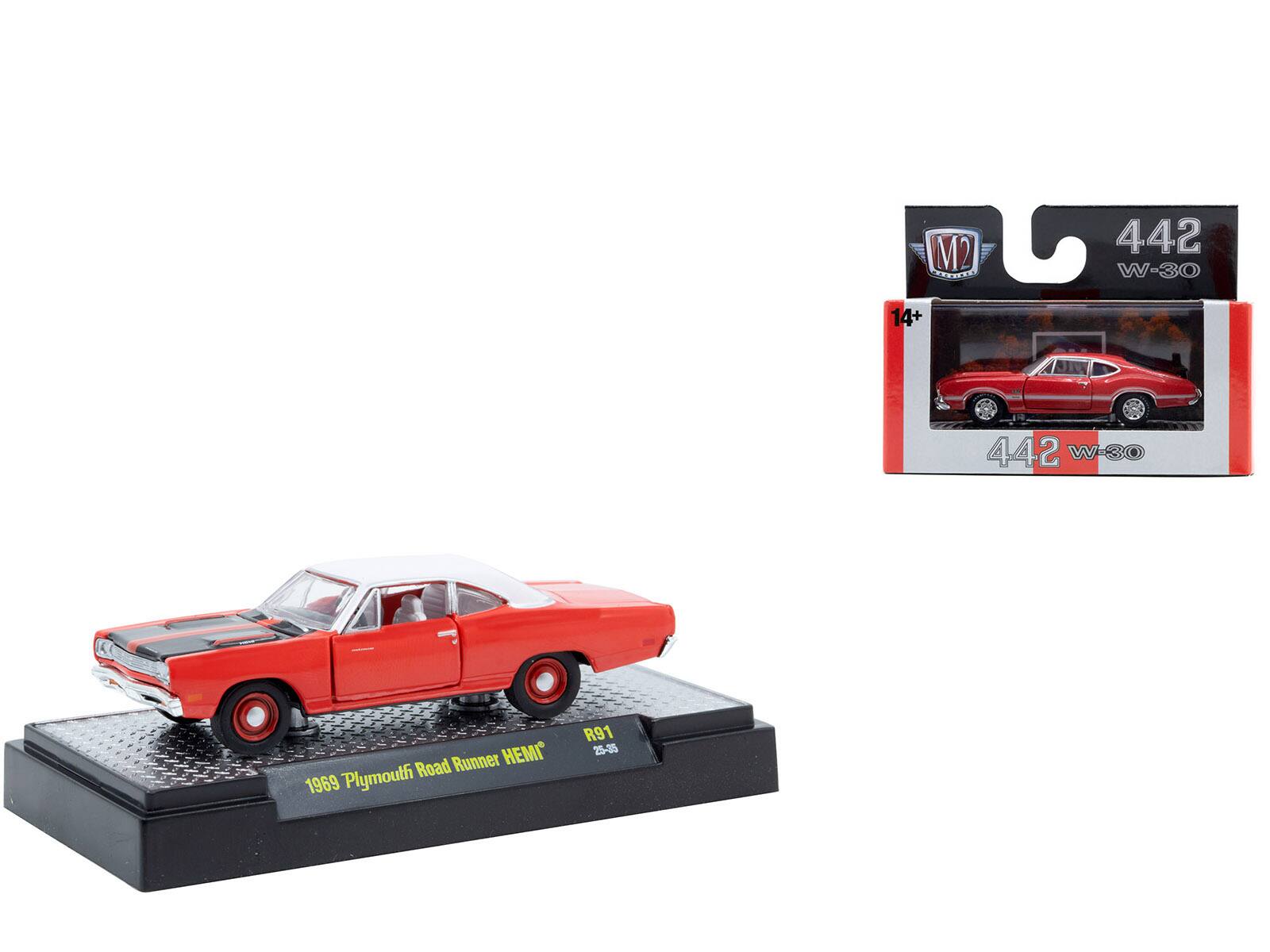 M2 442 W-30 14+ 442 W Runner HEI Plymouth Road Runner 1969 R91 25-35