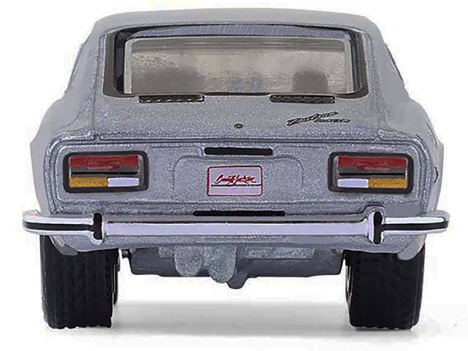 Alt View 1. Greenlight - 1970 Datsun 240Z Silver Metallic "Barrett-Jackson" Series 16 1/64 Diecast Model Car by Greenlight - Silver Metallic.