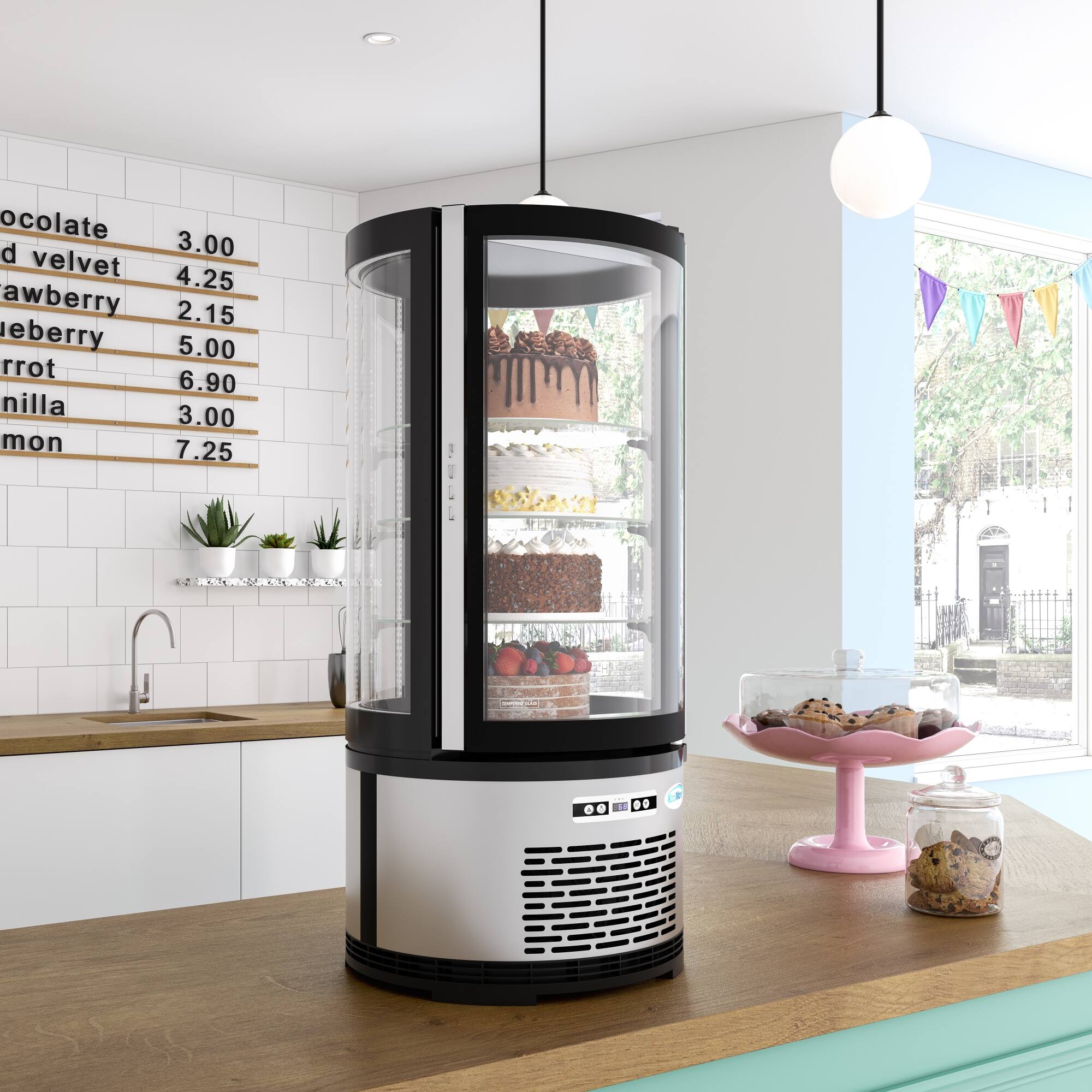 The text on the image reads:

Chocolate 3.00
Velvet 4.25
Awberry 2.15
Eberry 5.00
Raspberry 6.90
Nilla 3.00
Mon 7.25

This text is grouped and corrected as follows:

Chocolate 3.00
Velvet 4.25
Awberry 2.15
Eberry 5.00
Raspberry 6.90
Nilla 3.00
Mon 7.25