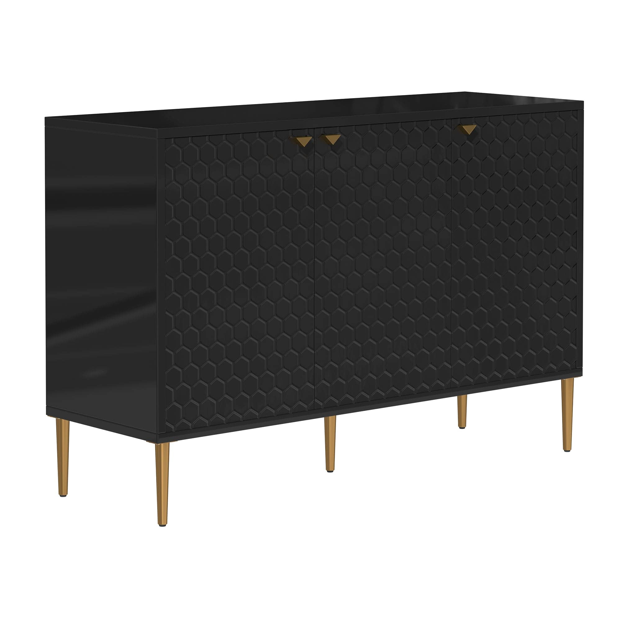 Boyel Living - 3 Door Accent Cabinet - Black