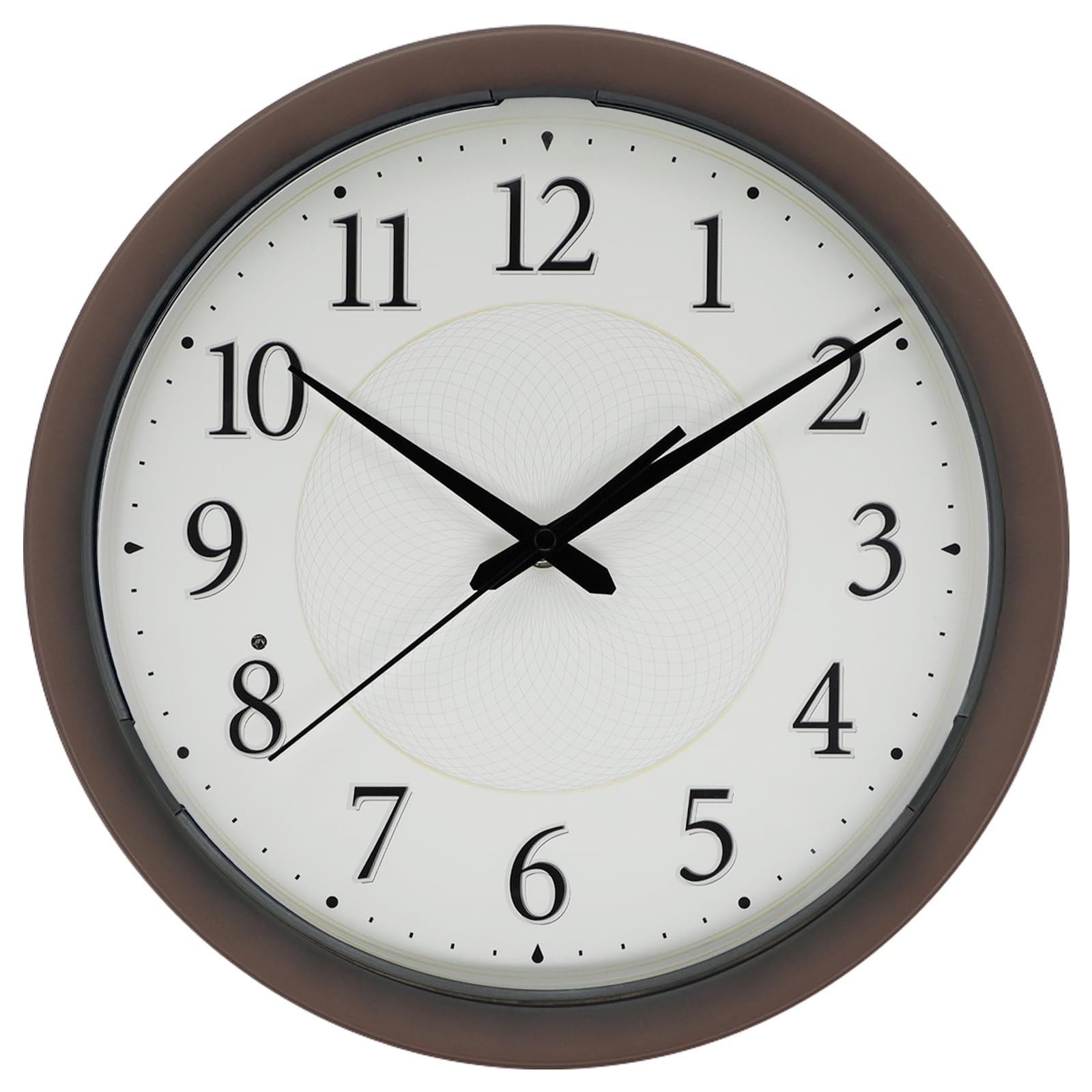 Angle. Dazzed Corner - Wall Clocks Battery Operated, 13 Inch Light Up Wall Clocks - Black.