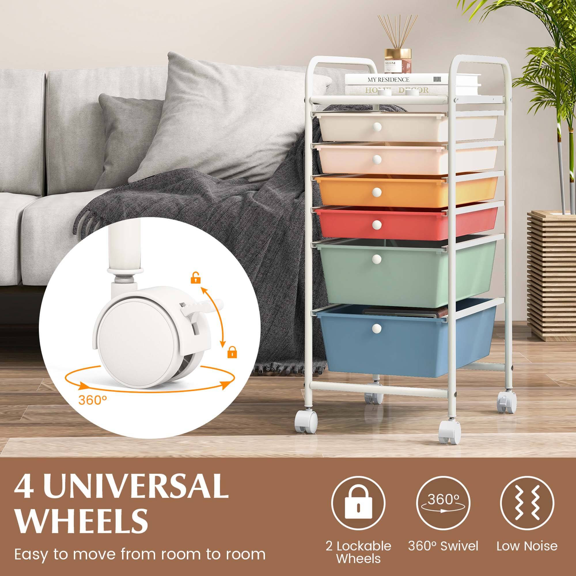"4 Universal Wheels Easy to move from room to room 360 2 Lockable 360 Swivel Wheels Low Noise"