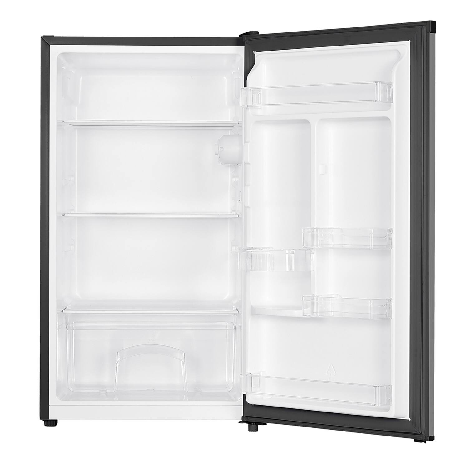 Angle. Magic Chef - 3.2-Cu. Ft. Freezerless ENERGY STAR Mini Fridge - Silver.