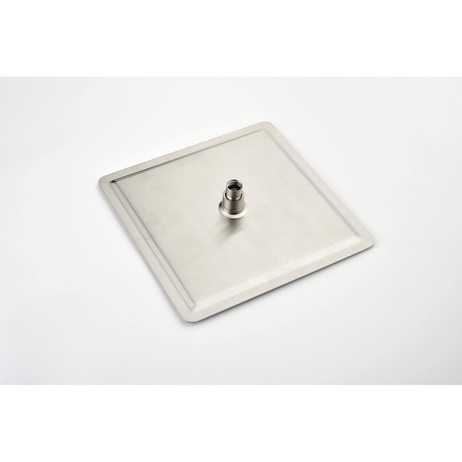 Alt View 1. APRILSOUL - 16 inch Shower Head System Ceiling Mounted Shower - Brushed Nickel.