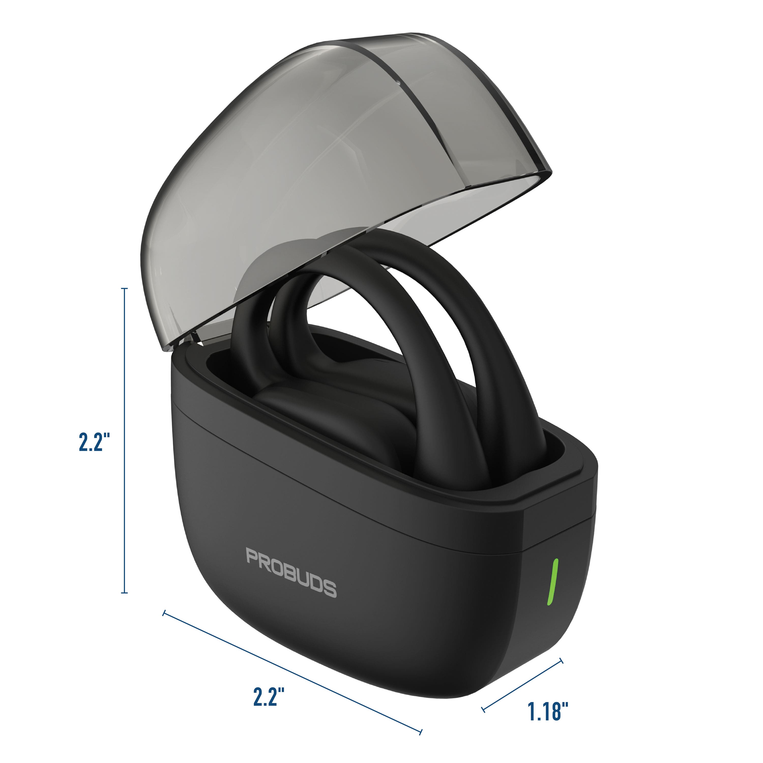 Tzumi ProBuds OpenEar Earbuds, Wireless USB Rechargeable Bluetooth