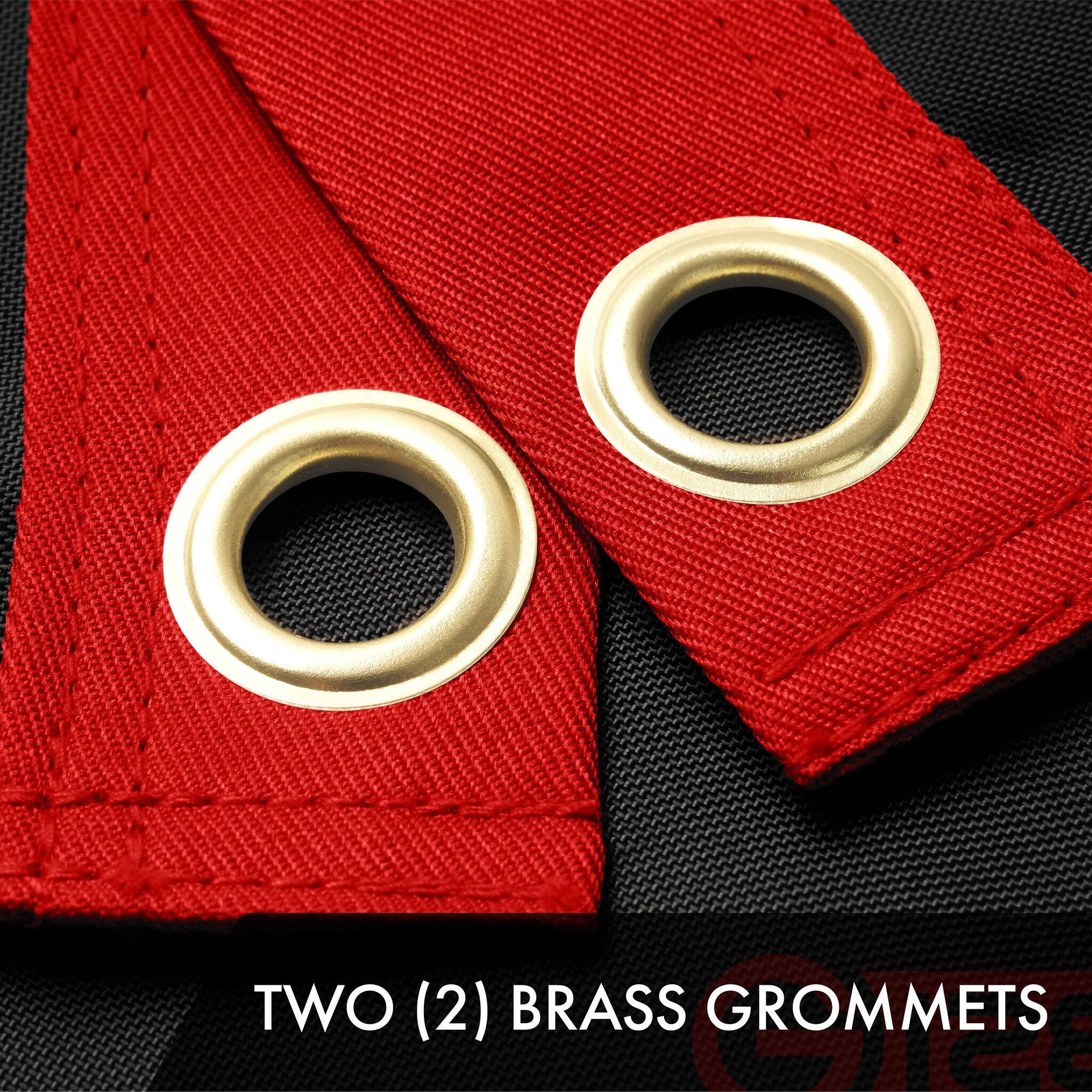 TWO (2) BRASS GROMMETS