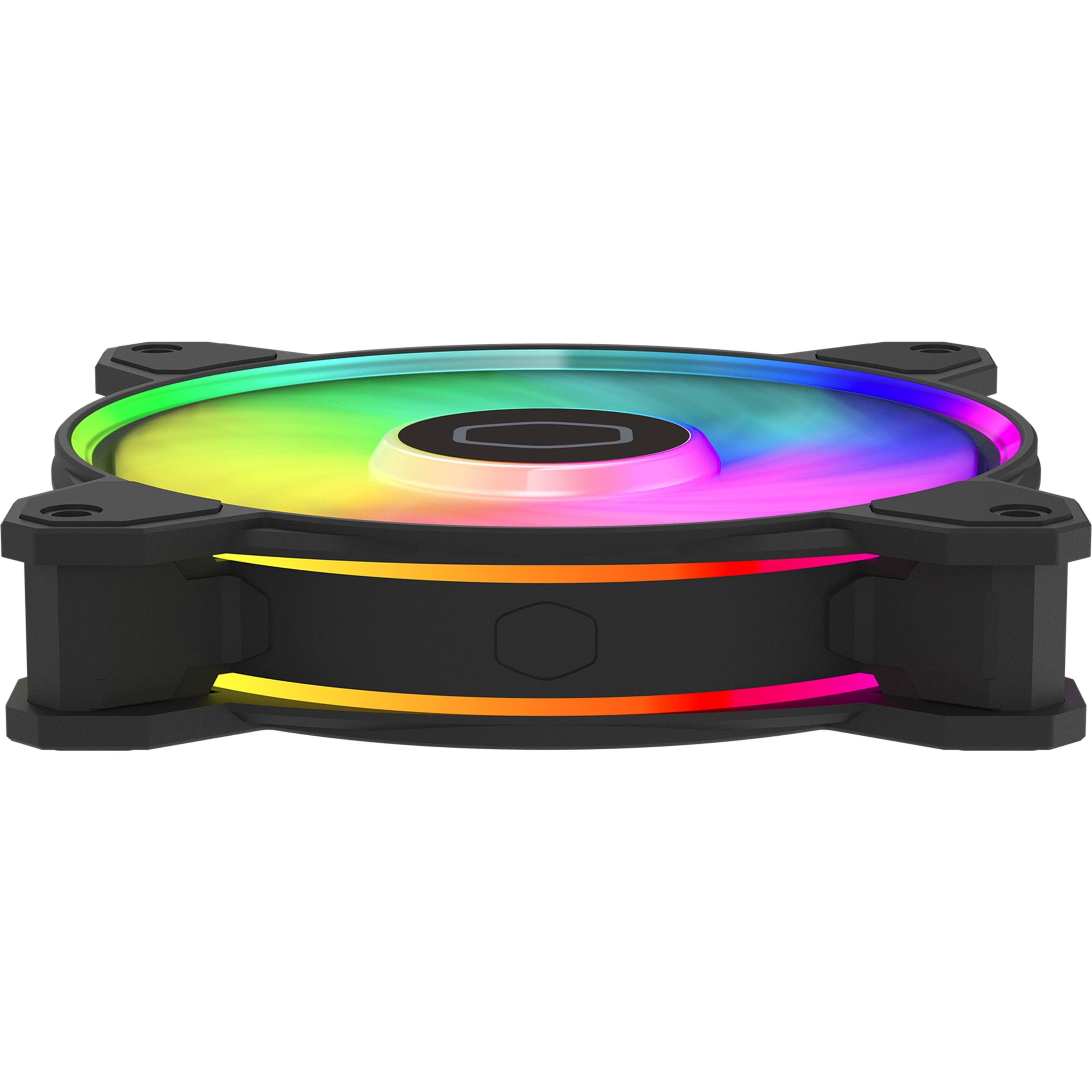 Alt View 17. Cooler Master - MasterFan 12mm Cooling Fan - Black.