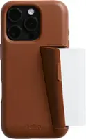 Bellroy - iPhone 16 Pro 3-card Leather Case - Sienna - Front_Zoom