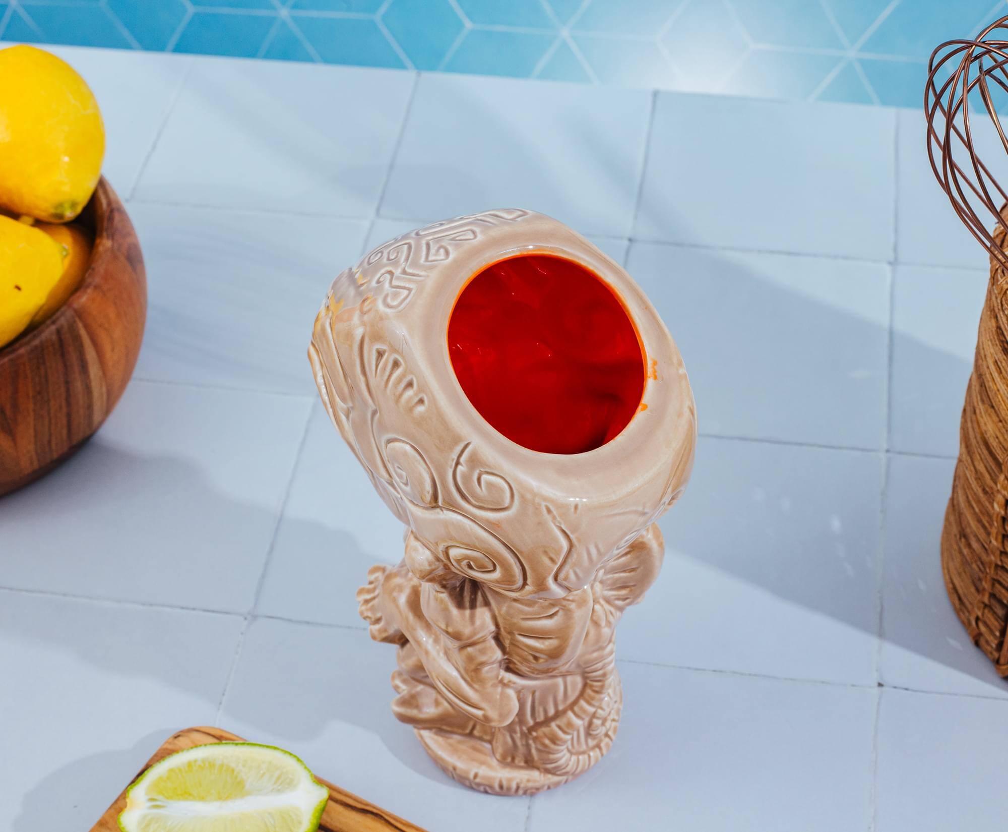 Alt View 4. ThinkGeek - Geeki Tikis Monster Cereals Yummy Mummy Ceramic Mug | Holds 16 Ounces - White.
