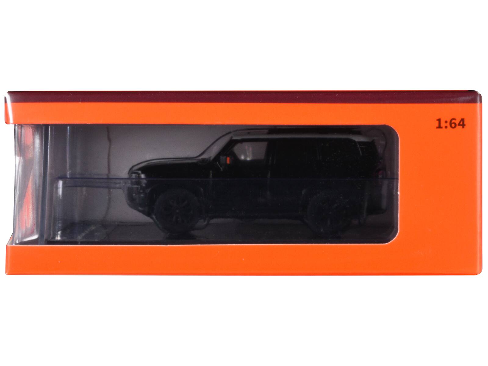 Left. GCD - Toyota Land Cruiser Prado 250 Black with White Top 1/64 Diecast Model Car by GCD - Black and White.