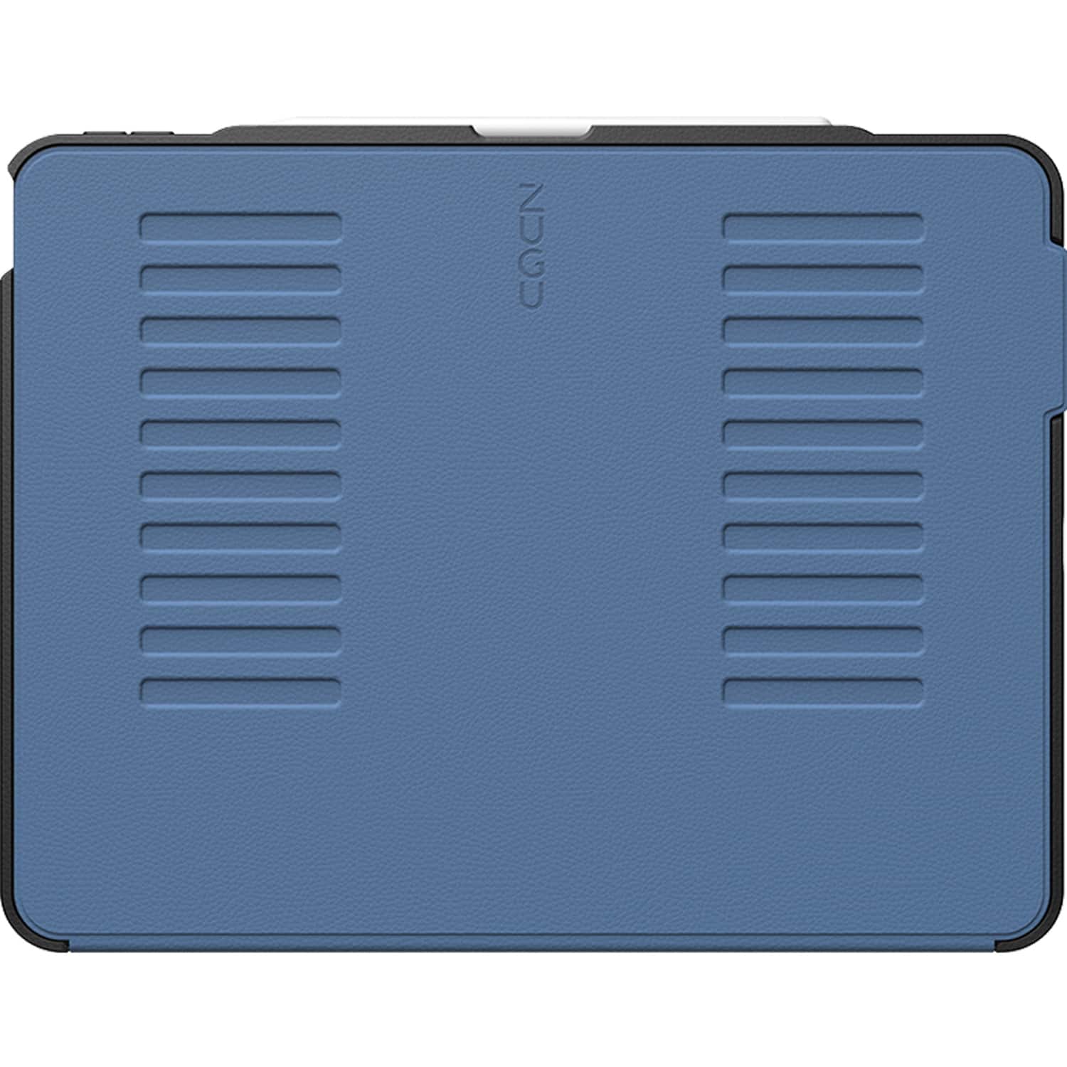 Front. ZUGU - Slim Protective Case for Apple iPad Air 13 M2/M3 (2024/2025) and iPad Pro 12.9 (3rd/4th Generation, 2018/2020) - Slate Blue.
