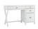 Front. Linon Home Décor - Penrose Four-Drawer Side Storage Desk - White.