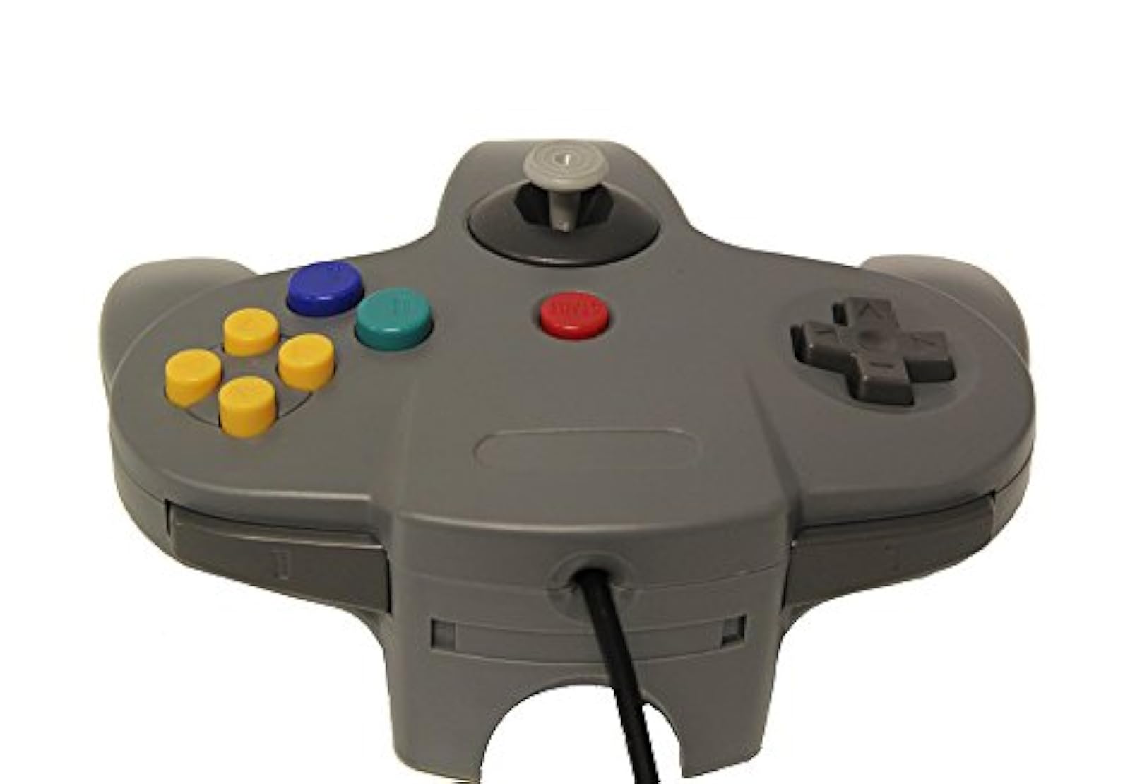 Alt View 2. Mars Devices - Grey Replacement Controller for Nintendo N64 - Gray.