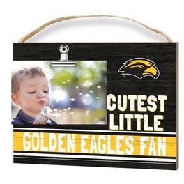 Jardine - Southern Miss Golden Eagles 8'' x 10'' Cutest Little Team Logo Clip Photo Frame - Black