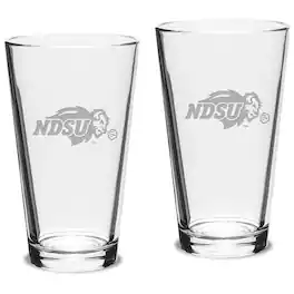 Jardine - NDSU Bison 16oz. 2-Piece Classic Pub Glass Set - Multicolor