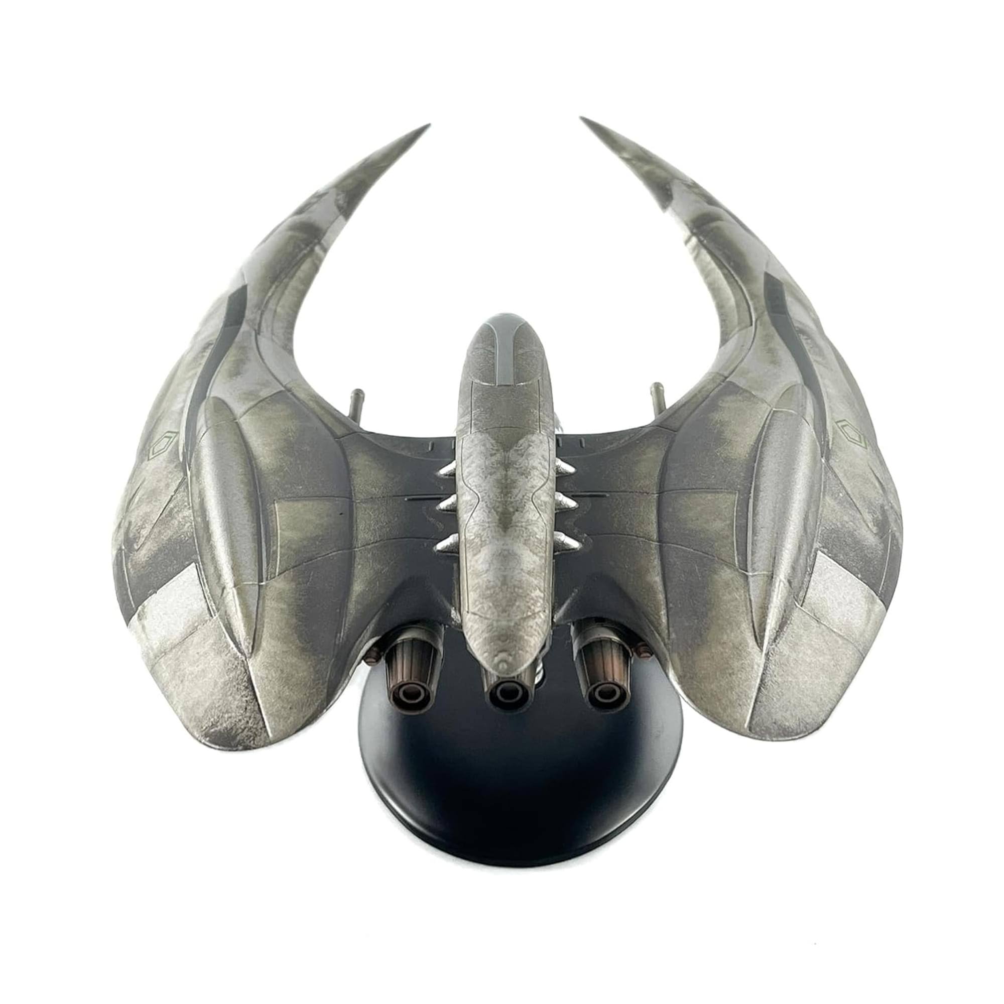 Alt View 3. Eaglemoss - Eaglemoss Battlestar Galactica Ship Replica | Cylon Raider MK-II - Grey.