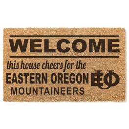 Jardine - Eastern Oregon Mountaineers 18" x 30" Welcome Doormat - Brown