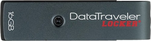 Front Standard. Kingston Technology - DataTraveler Locker 16 GB USB 2.0 Flash Drive.