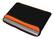 Front Standard. Sumdex - NeoDots Laptop Sleeve - Black/Orange.