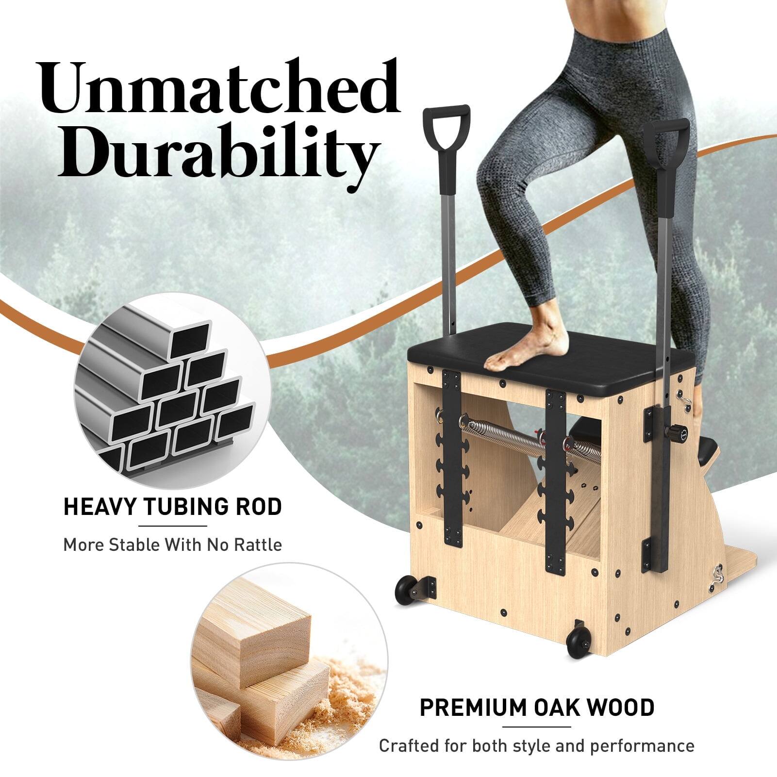 Unmatched Durability
HEAVY TUBING ROD More Stable With No Rattle
PREMIUM OAK WOOD Crafted for both style and performance