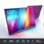 The text on the image reads: 100% SRGB ETD CHD HDR Technology RANAS IPS 178 Viewing Angle Low Blue-Light USB pe- Flicker-free speaker AMD Free Sync.