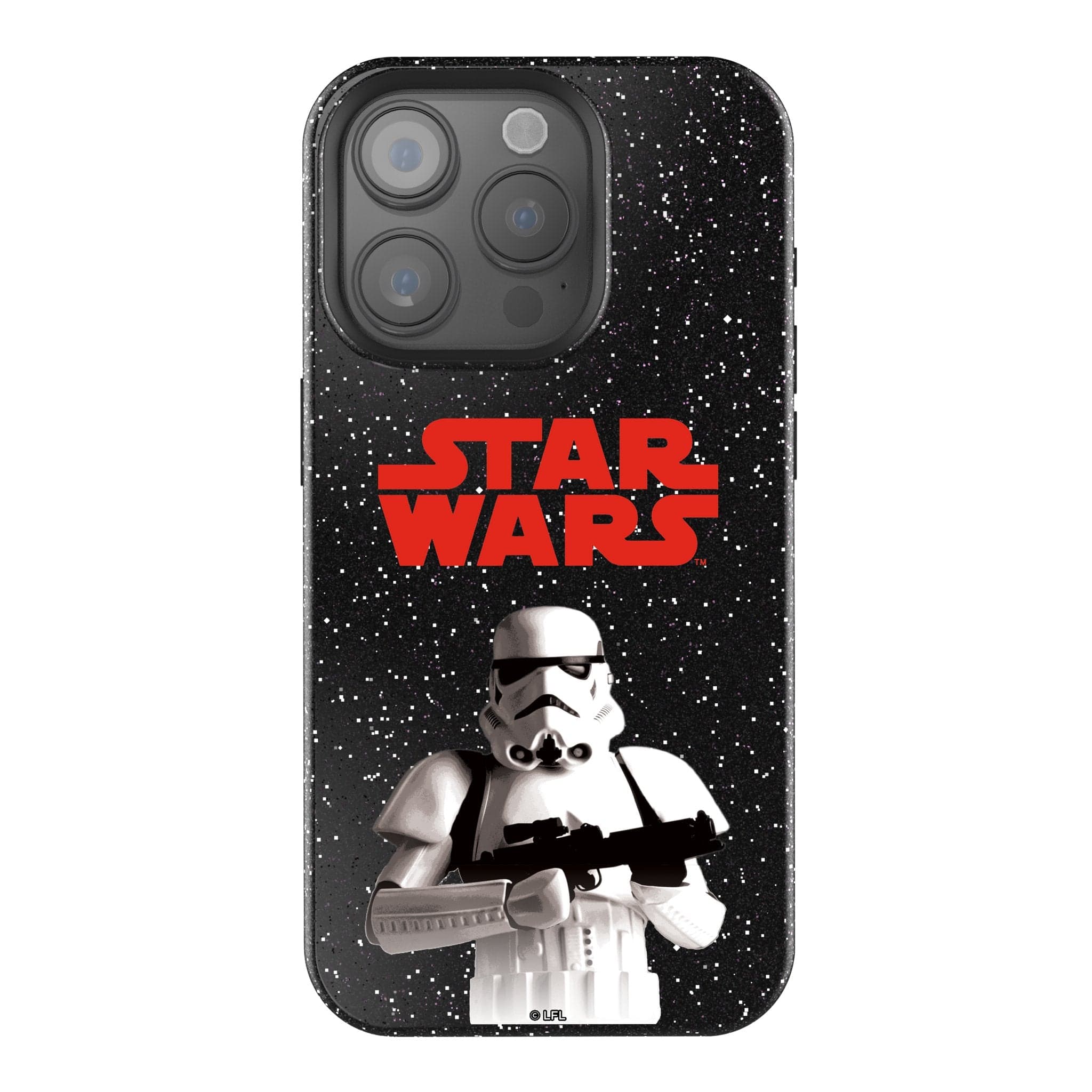 Keyscaper - Star Wars: A New Hope Color Block Black Bling Phone Case - Apple iPhone 16 Pro Max - Stormtrooper