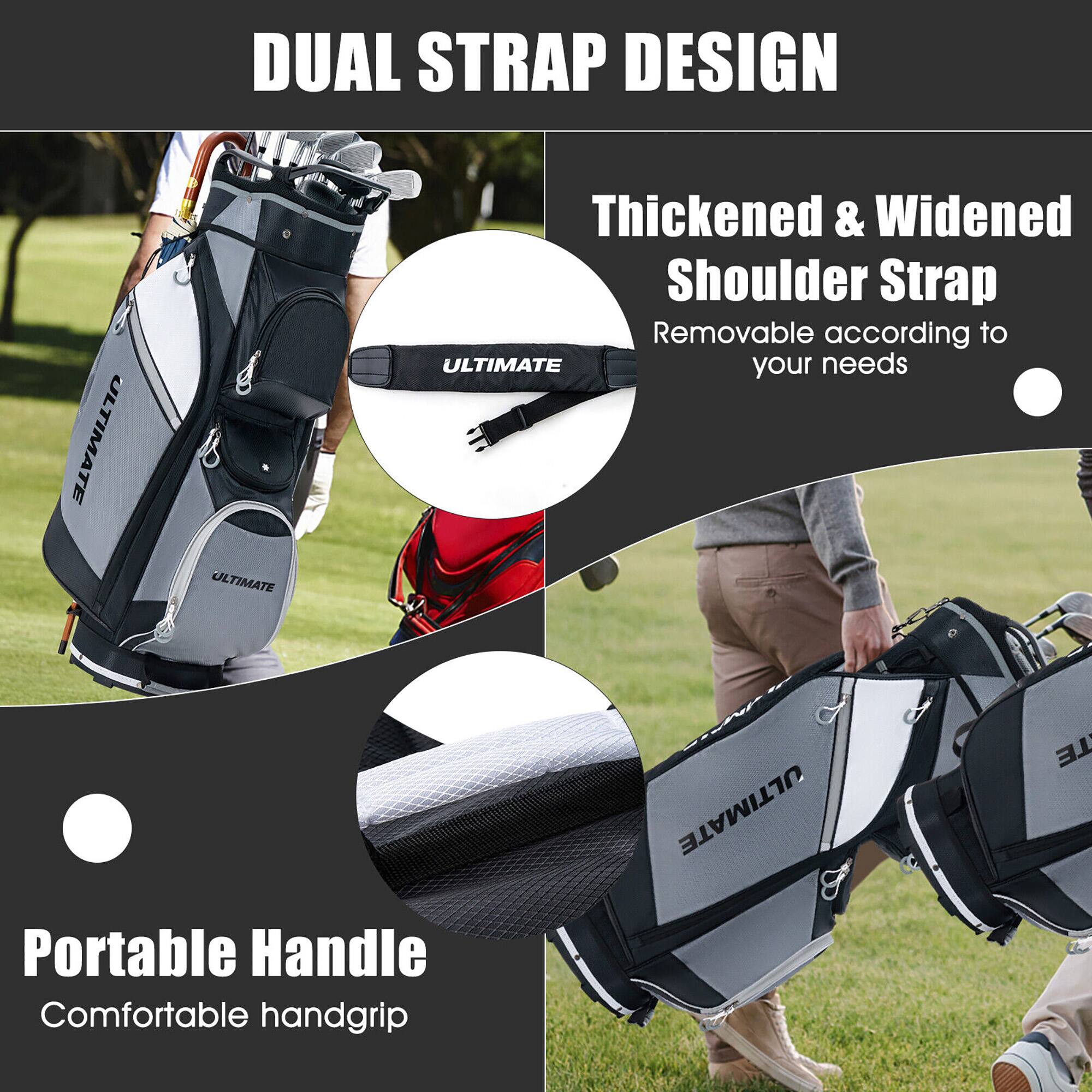 DUAL STRAP DESIGN

Thickened & Widened Shoulder Strap
Removable according to your needs

Portable Handle
Comfortable handgrip