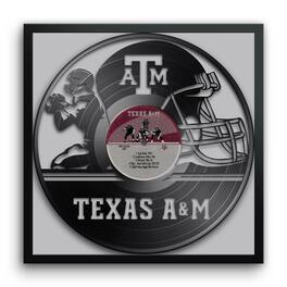 Sporticulture - Texas A&M Aggies Framed 13" x 13" Vinyl Record Art Print - Multicolor