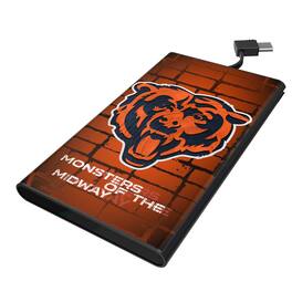 Keyscaper - Chicago Bears 5000mAh Flat Powerbank - Black