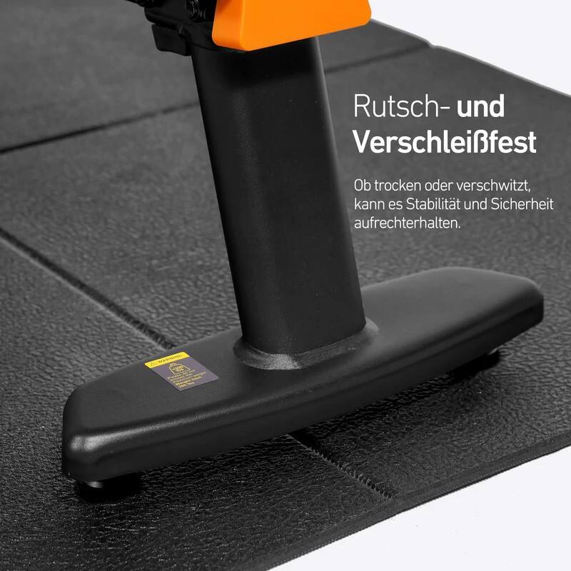 Rutsch- und Verschleißfest  
Ob trocken oder verschwitzt, kann es Stabilität und Sicherheit aufrechterhalten.