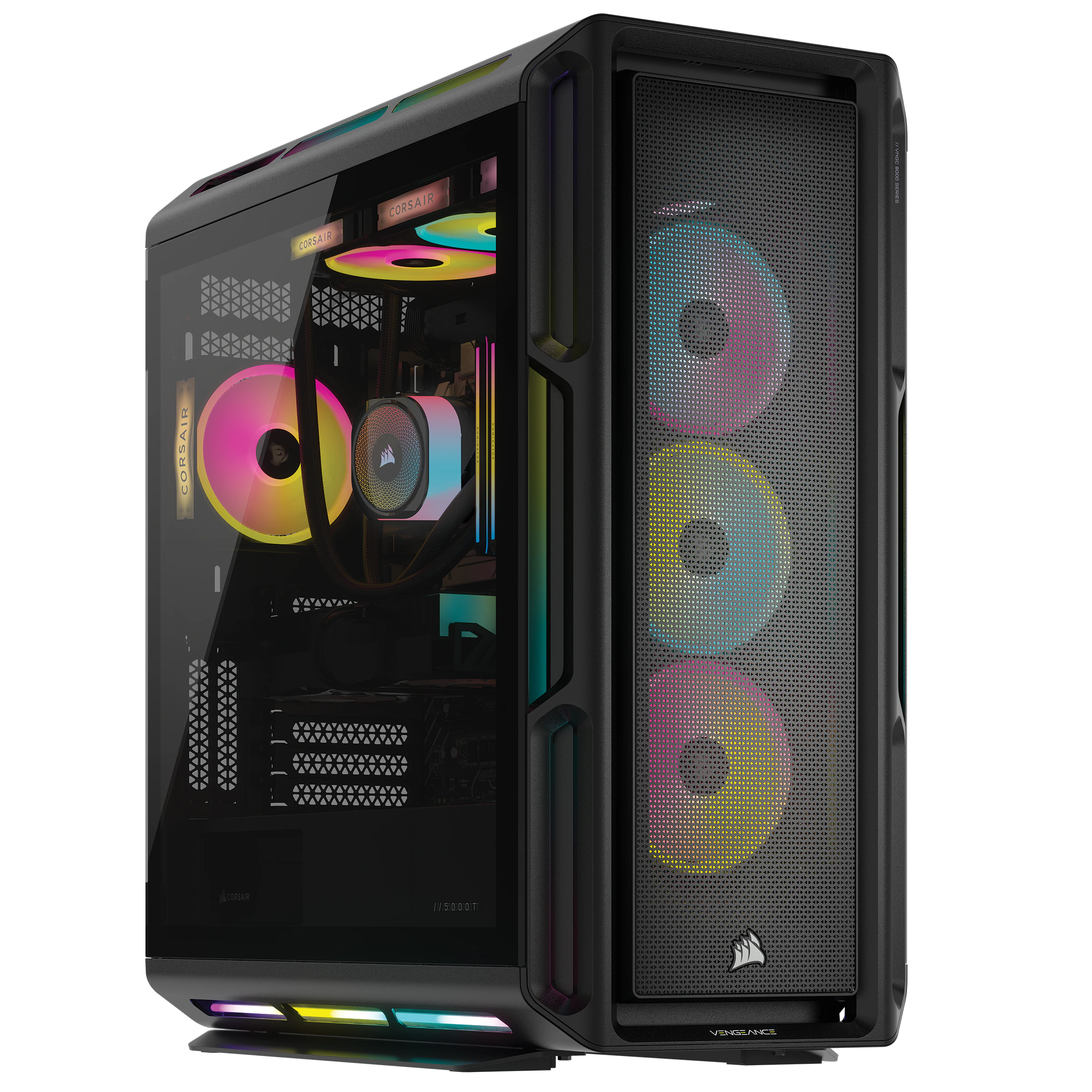 CORSAIR - VENGEANCE a8200 Gaming Desktop-AMD Ryzen 7 9800X3D-64GB DDR5 6400MHz-NVIDIA GeForce 5090-2TB SSD-4TB SSD - Black