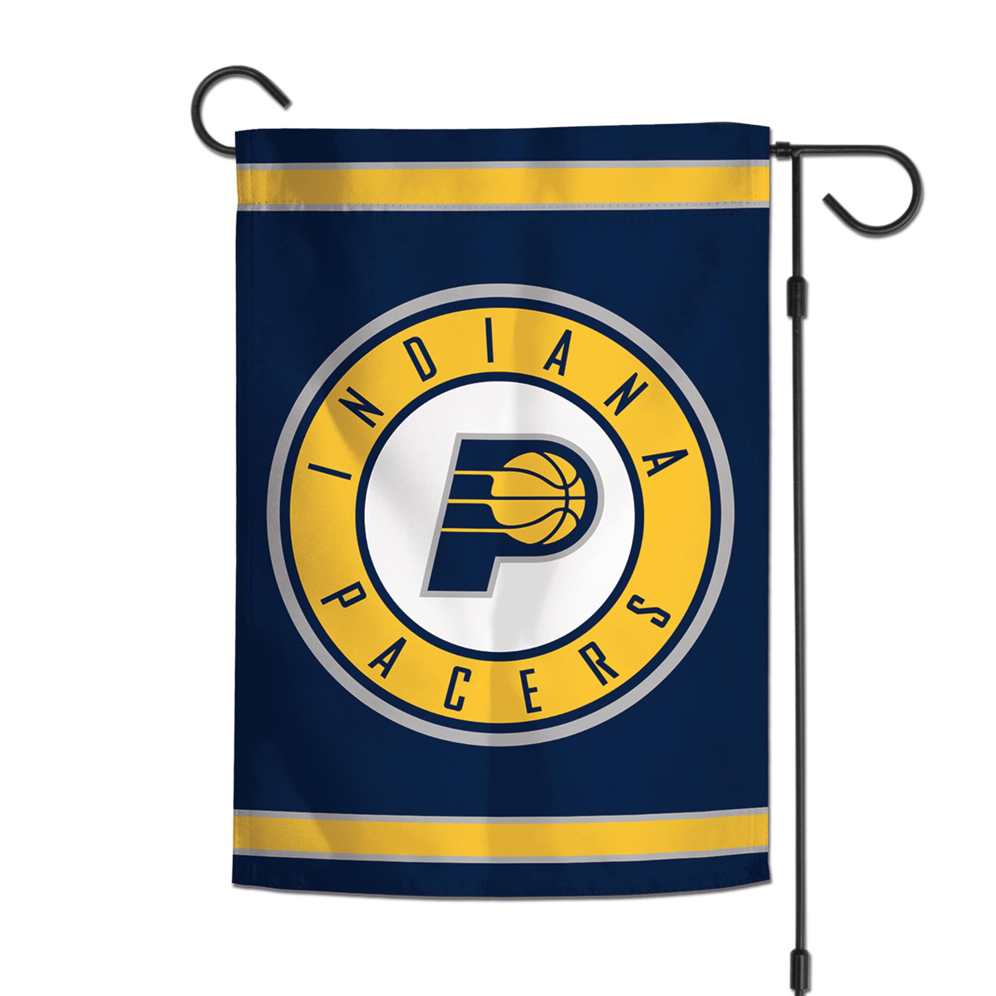 Alt View 1. WinCraft - Indiana Pacers 2-Sided 12'' x 18'' Garden Flag - Multicolor.