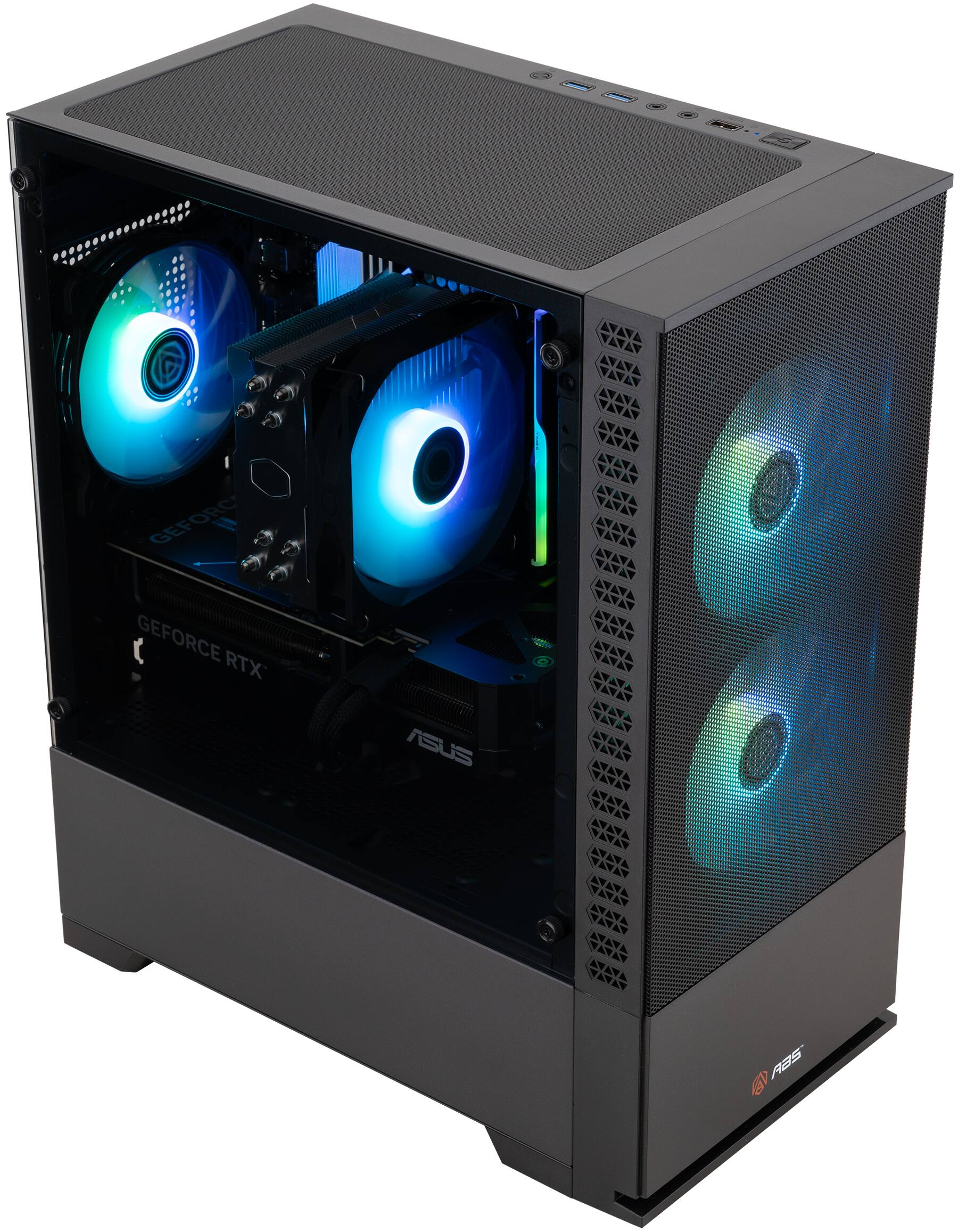 ash デスクトップPC ADVANCED BATTLESTATIONS ABS Cyclone Aqua Gaming PC Windows 11