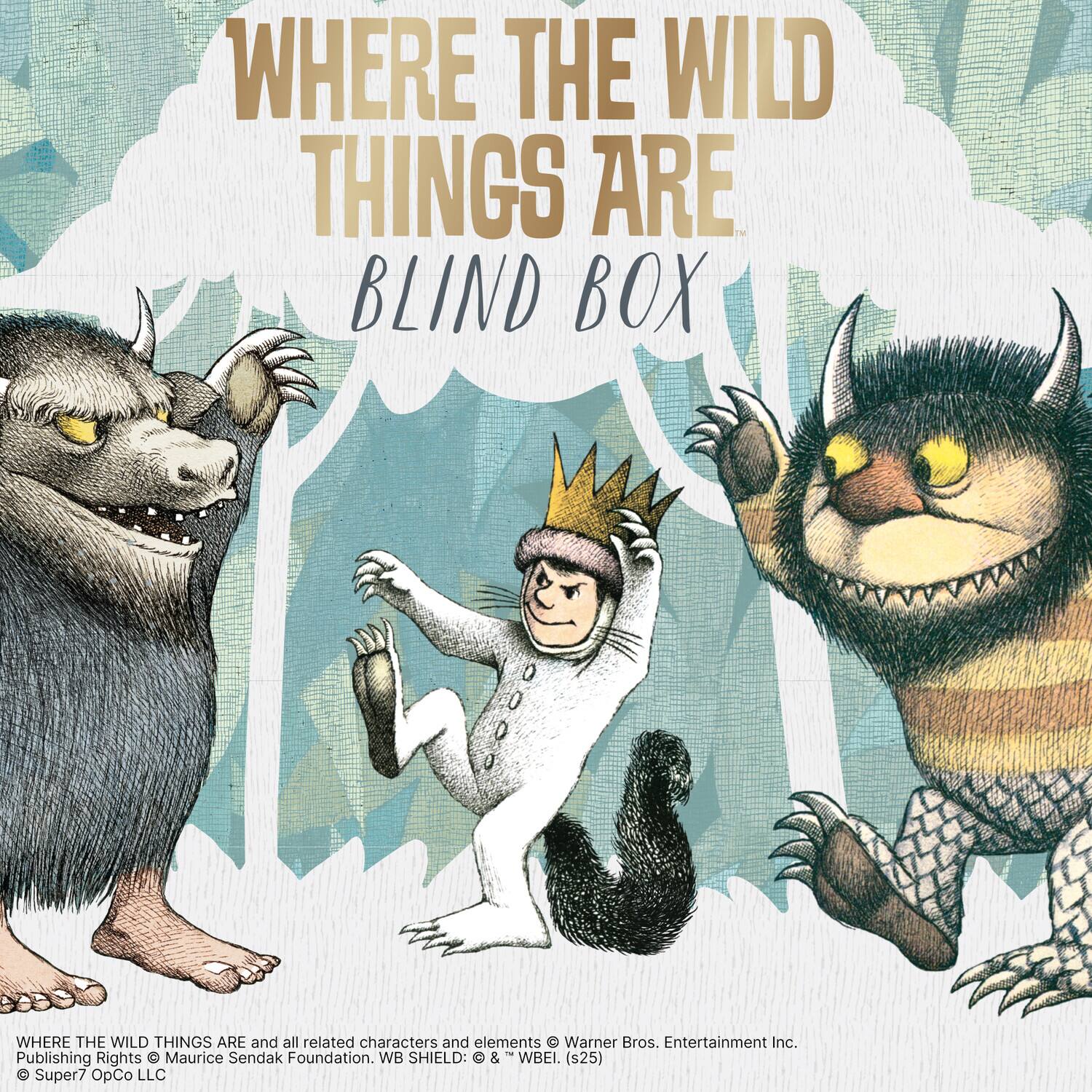 WHERE THE WILD THINGS ARE BLIND BOX

WHERE THE WILD THINGS ARE and all related characters and elements
Publishing Rights © Maurice Sendak Foundation. WB SHIELD: © & ™ Warner Bros. Entertainment Inc. (s25)

Super7 OpCo LLC