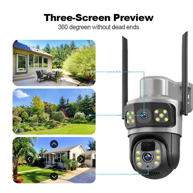 Three-Screen Preview  
360 degree without dead ends