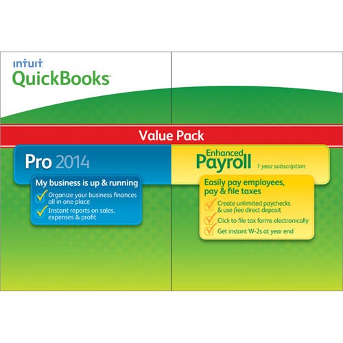  QuickBooks Pro with Enhanced Payroll 2014 - Windows