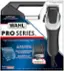 The image features a Wahl Pro Series hair clipper, which is known for its high-performance haircutting tools. The clipper is equipped with an ultra-power heavy-duty motor, self-sharpening blades, and no-snag blades for a smooth cut. The product comes with a 1.2m Wahl attachment guard and a secure-snap attachment clip, making it a versatile and convenient tool for haircutting. The brand is proudly made in the USA, using both domestic and imported parts.
