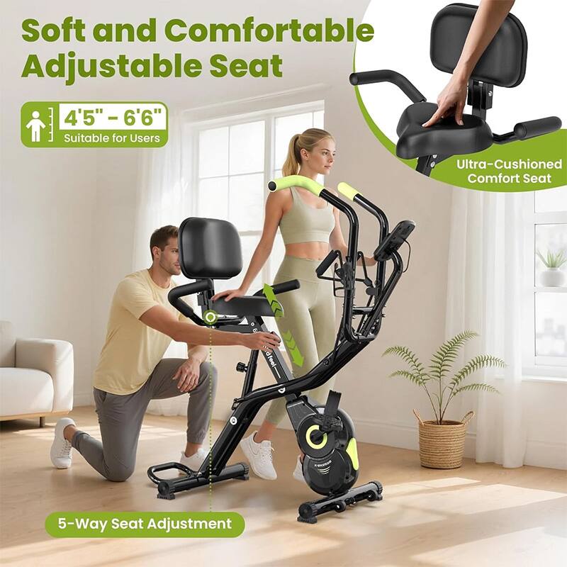 Soft and Comfortable Adjustable Seat  
4'5" - 6'6"  
Suitable for Users  
Ultra-Cushioned Comfort Seat  
5-Way Seat Adjustment