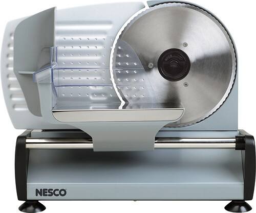 Front Standard. Nesco - Food Slicer - Black/Stainless-Steel.